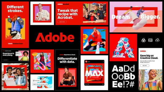 Adobe攜手Mother Design打造2025年全新品牌識別：自信簡約，引領設計未來